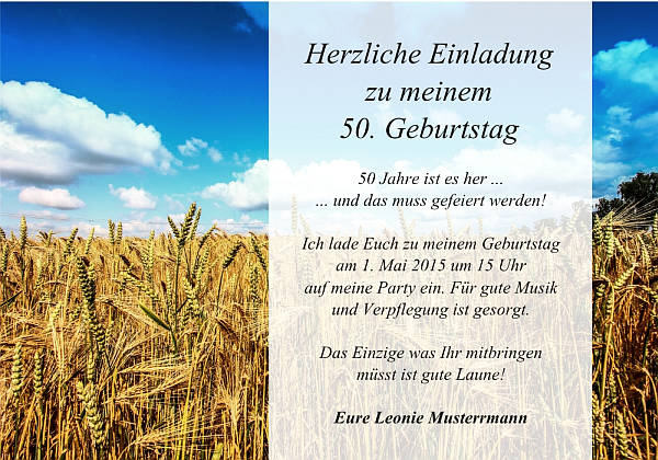Individuelle Geburtstagseinladungen personalisierte Einladungen zum Geburtstag